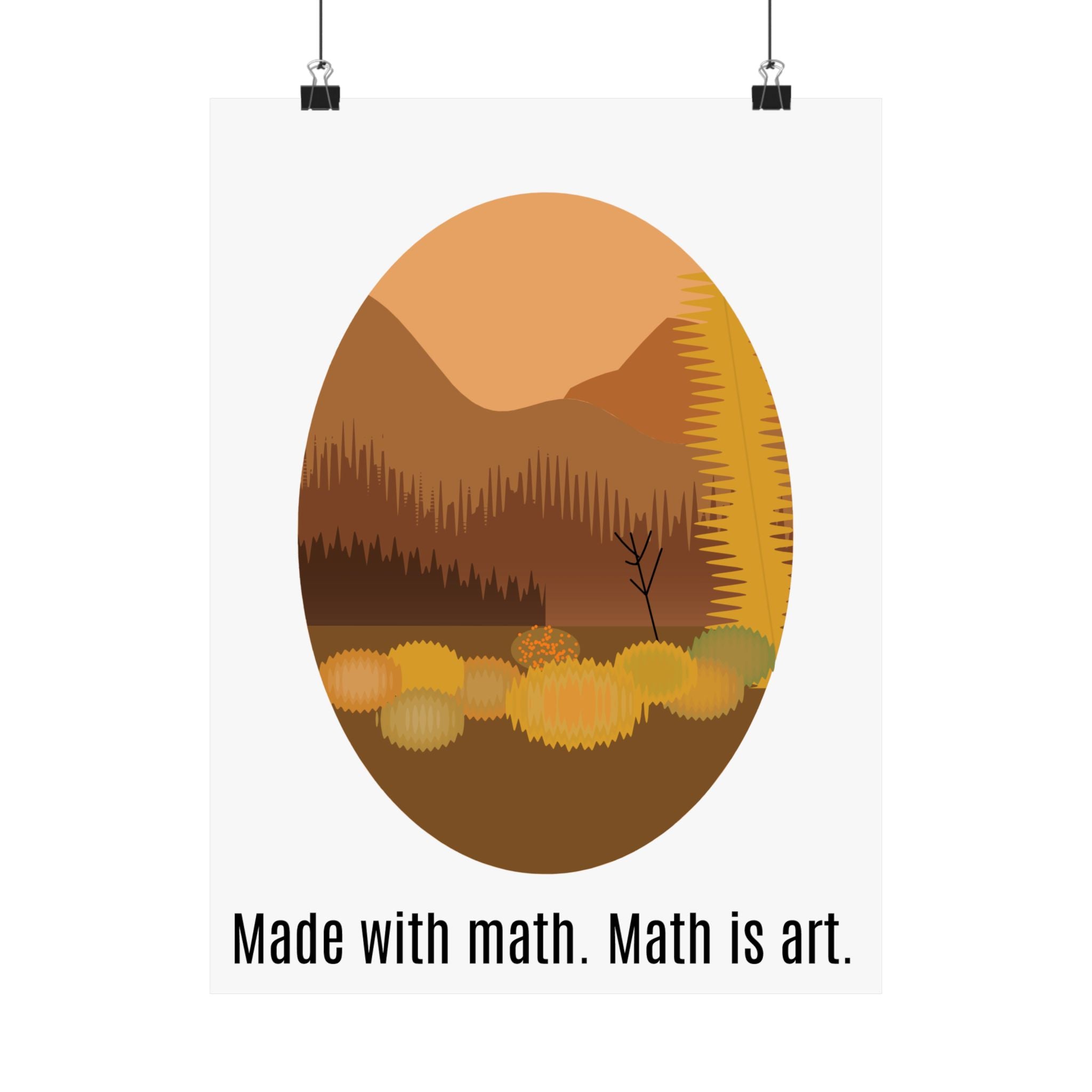 Fall Ellipse Poster