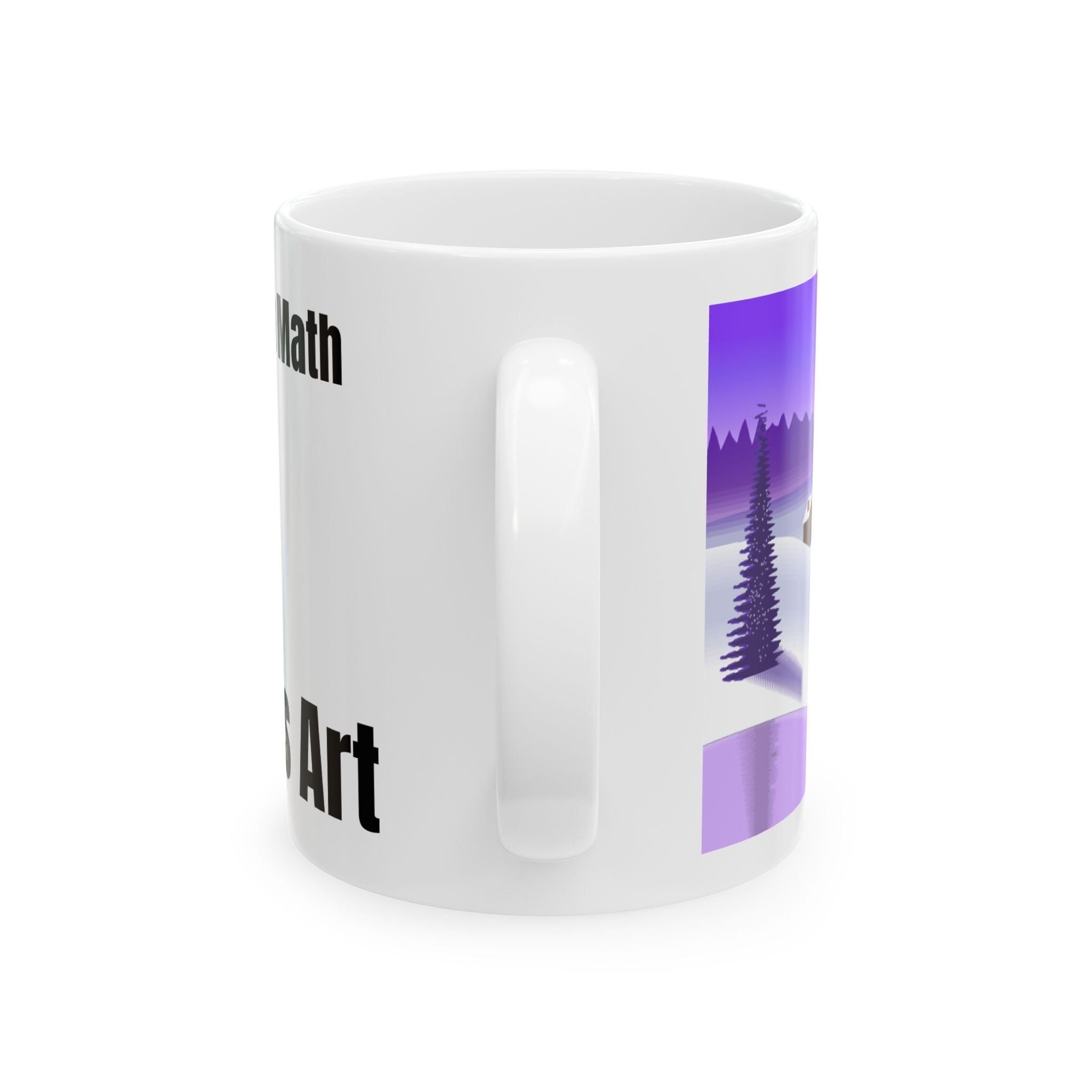 Ceramic Mug, (11oz, 15oz) -- Winter landscape