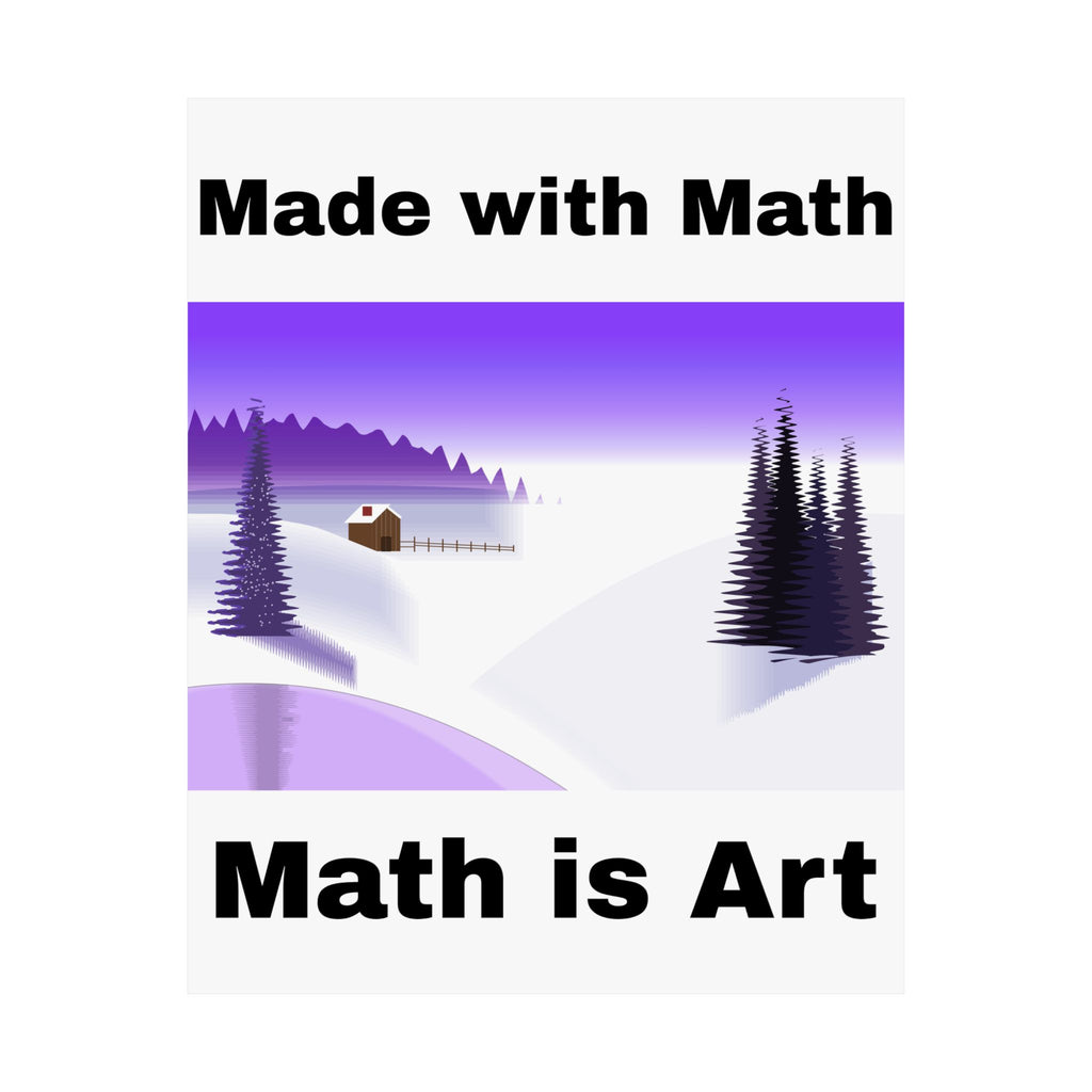 Winter landscape -- Vertical Posters