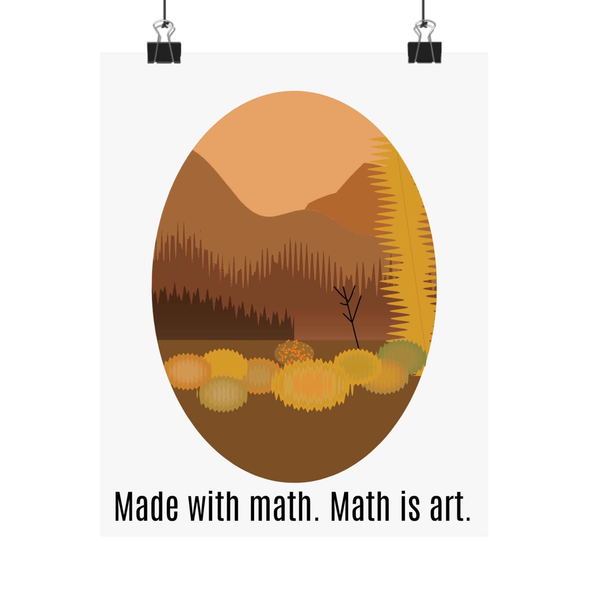 Fall Ellipse Poster