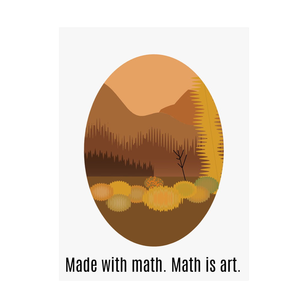 Fall Ellipse Poster