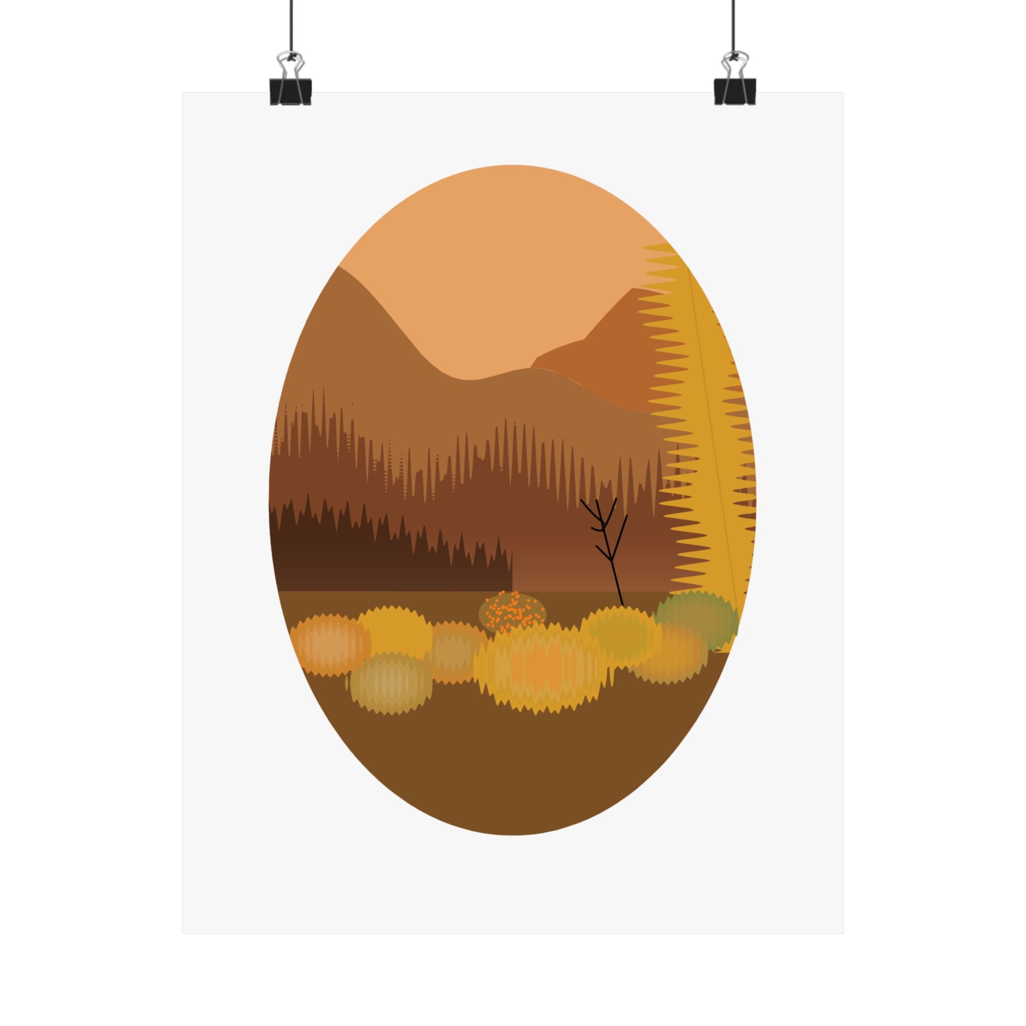 Fall Ellipse Poster--no text