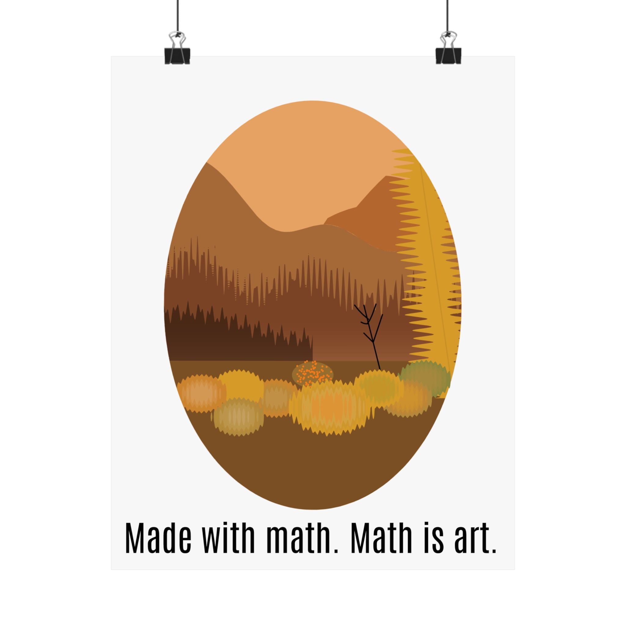 Fall Ellipse Poster