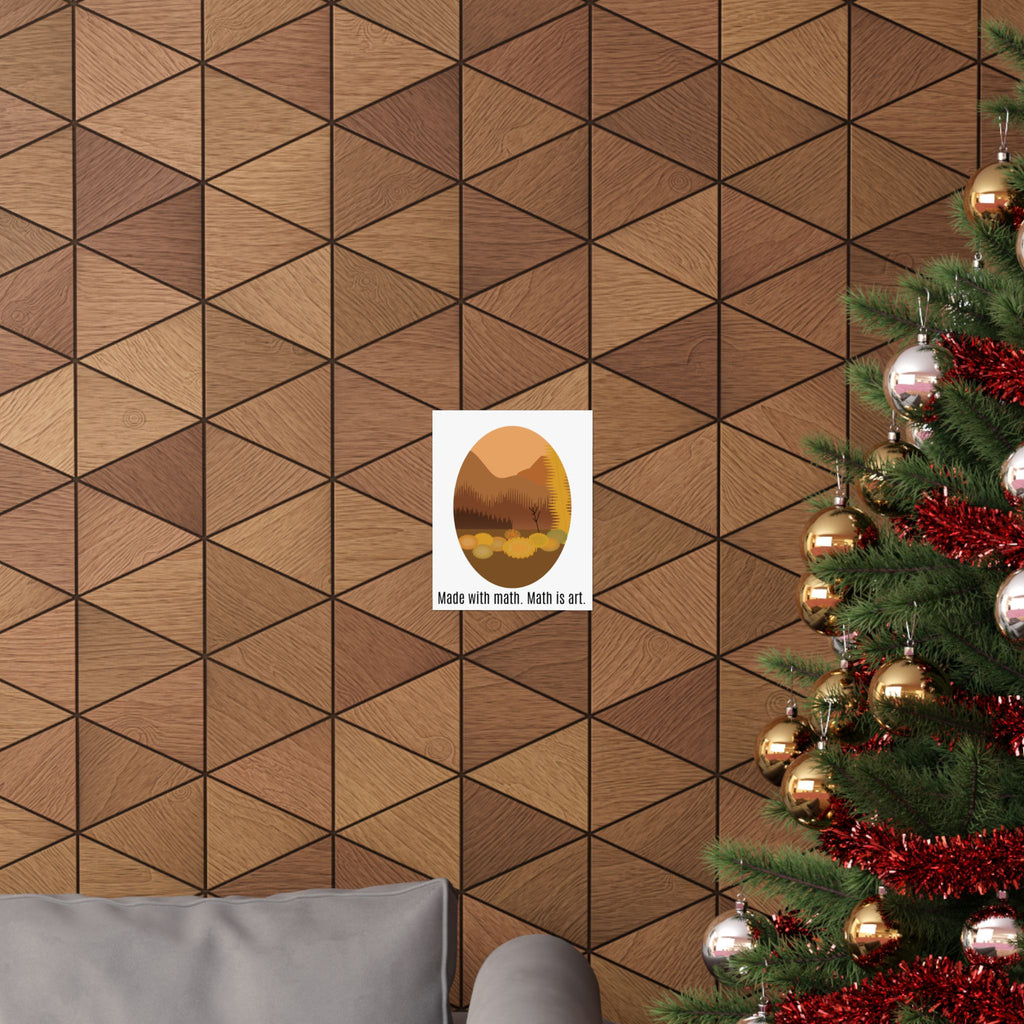 Fall Ellipse Poster
