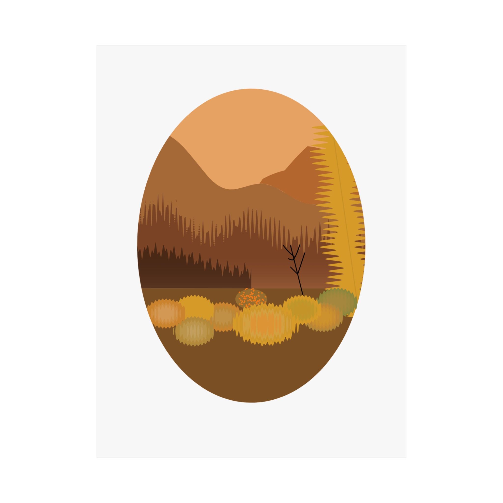 Fall Ellipse Poster--no text