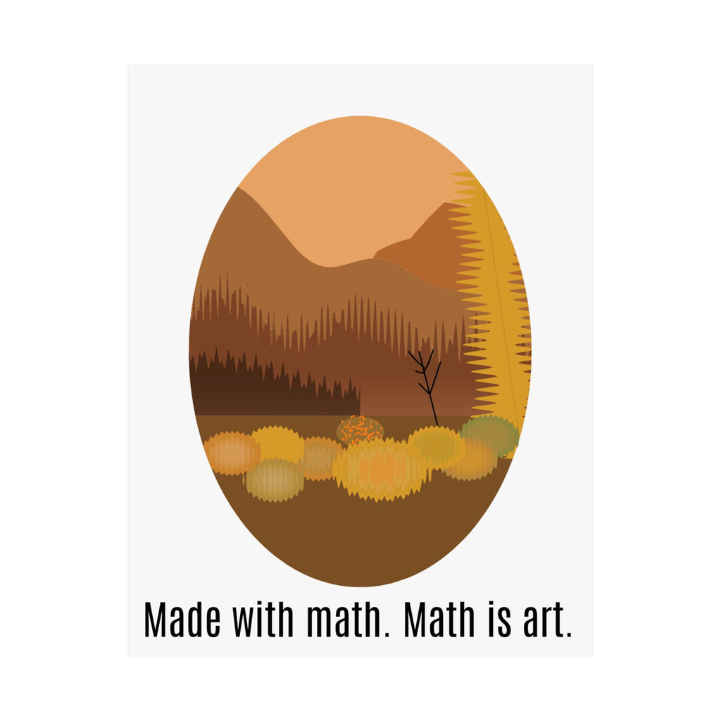 Fall Ellipse Poster